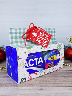 Cinta para caixa de bombom natal vermelho