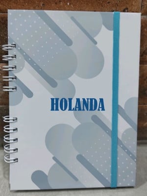 Caderno personalizado pautado
