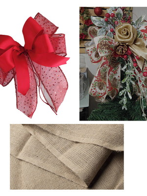 Kit de laços para arvore de natal
