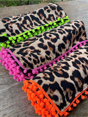 Canga atoalhada animal print