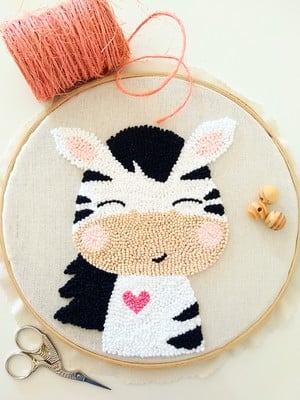 Bastidor porta-maternidade zebra