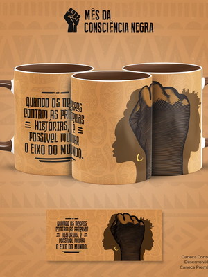 Caneca consciência negra