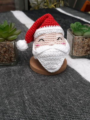 Pingente enfeite bola de natal personalizada - papai noel