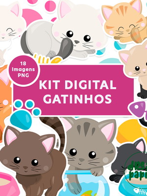 Kit digital gatinhos