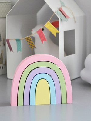 Arco iris estilo escandinavo candy color