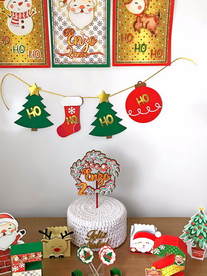 Kit só um bolinho natal luxo