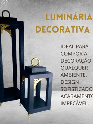 2 lanterna decorativa de madeira