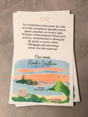 Cartão de agradecimento