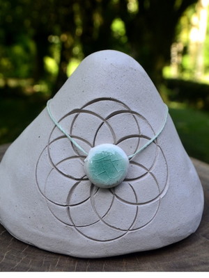 Colar difusor cerâmica - aromaterapia