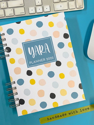 Planner semanal personalizado bolas