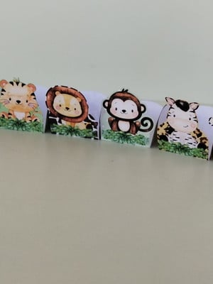 Forminhas para doces safari baby 100 unidades