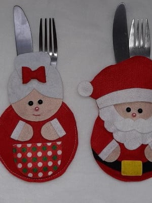 Kit porta talher natal
