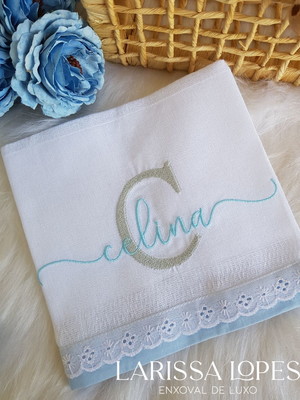 Fralda de ombro personalizada - modelo básica