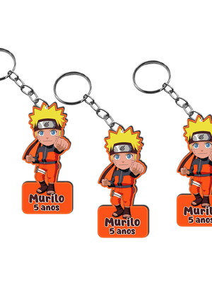 Chaveiro infantil personalizado naruto