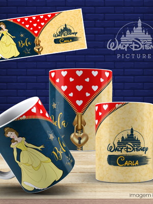 Lembrancinha caneca de polímero bela