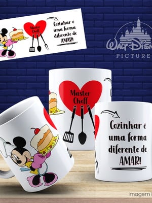 Lembrancinha caneca de polímero minnie