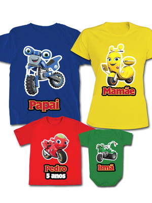 Kit família ricky zoom com 4