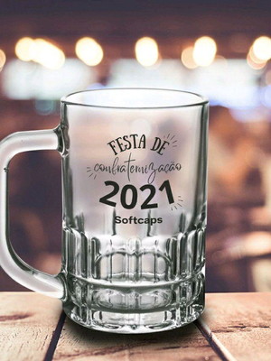 Caneca personalizada de chopp munich 300ml 50 unidades