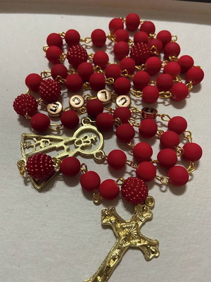 Terço personalizado com nome - nossa senhora aparecida