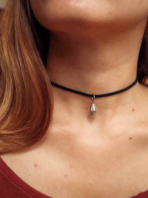 Gargantilha concha - choker concha