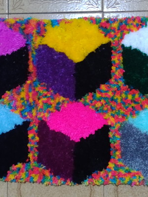 Tapete cubo (tufting)