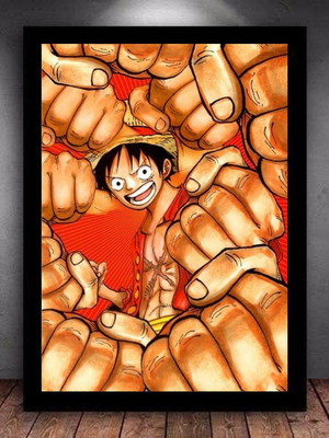 Quadro decorativo monkey d. luffy one piece