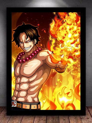 Quadro decorativo portgas d. ace one piece