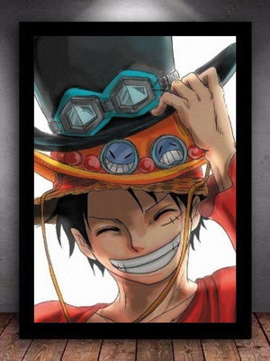 Quadro decorativo monkey d. luffy one piece