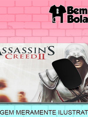 Mousepad assassin's creed 2 capa personagem jogo game
