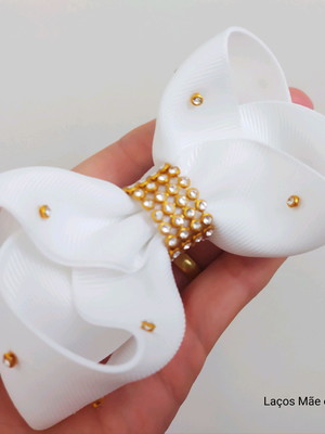 Laço com strass
