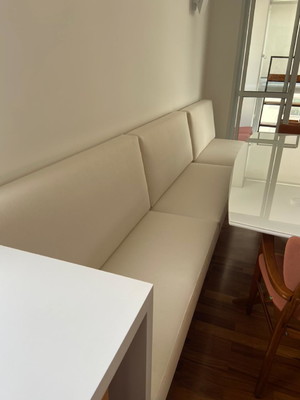 Futon sob medida para banco tecido impermeável