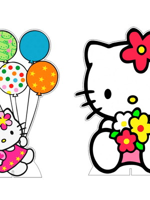 Display de mesa do hello kitty