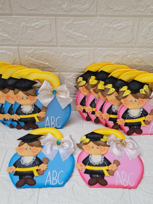 12 lembrancinhas formatura abc