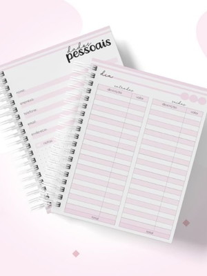 Controle financeiro feminino - arquivo digital