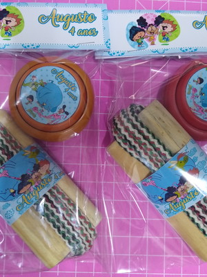 Kit corda e ioio personalizados meu amigãozão
