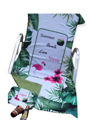 Toalha de praia personalizada