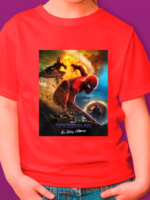 Camiseta infantil homem aranha - sem volta pra casa
