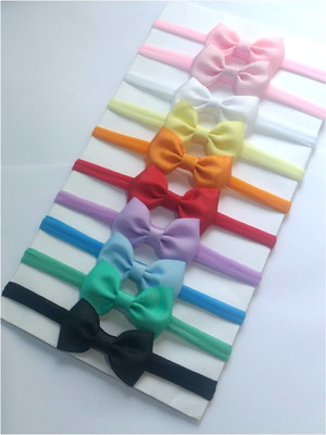 Laços de cabelo bebe, tiara infantil, 7 cm.