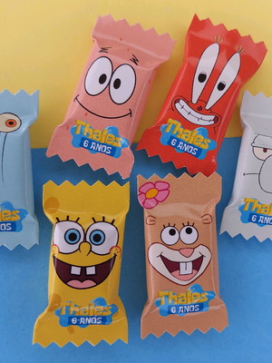 Balas personalizadas bob esponja