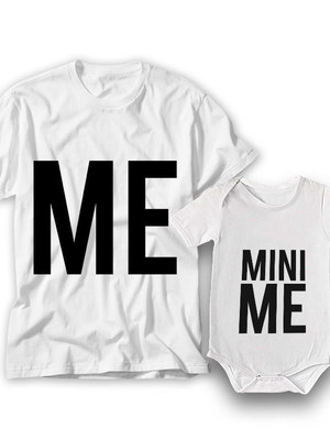 Kit camiseta tal pai tal filho me mini me