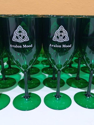 50 taças de vinho 320ml personalizadas