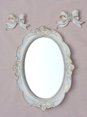 Espelho decorativo vintage ouro provençal