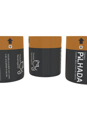 Caneca personalizada - pilhada - café