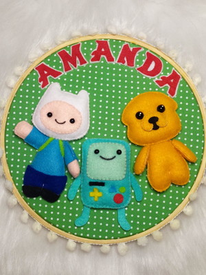 Enfeite maternidade personalizado tema geek nerd anime