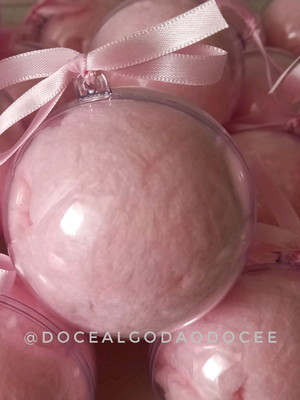 Algodão doce bolinha