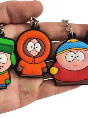 Kit 4 chaveiros south park - chaveiro kenny erick stan kyle