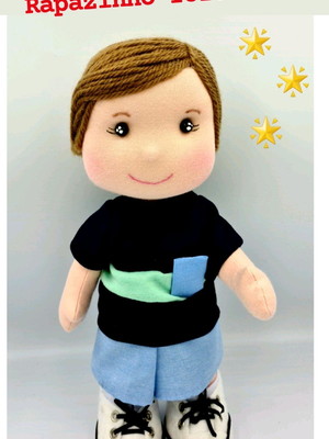 Boneco de pano 40cm personalizado