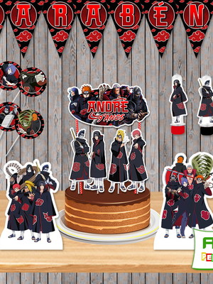 Kit festa akatsuki naruto shippuden