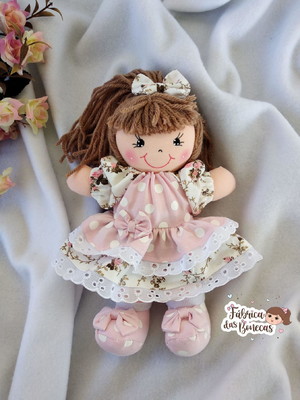 Boneca de pano 20 cm