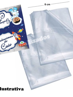 Lapela com saquinho para doces astronauta